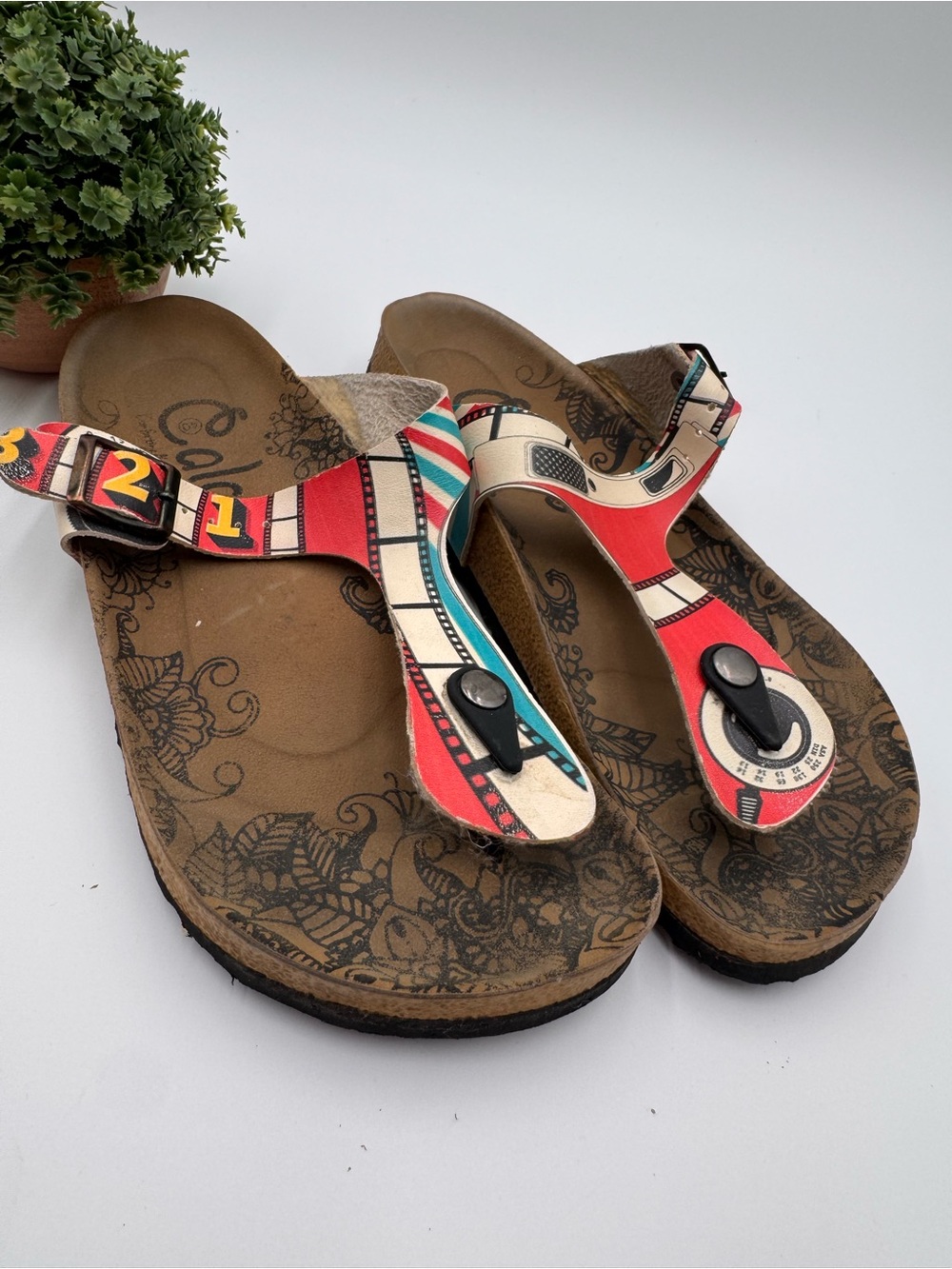 Calceo sandals multi color size 40